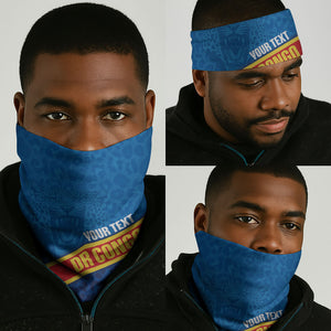 DR Congo Basketball Custom Neck Gaiter 2026 Go Leopards