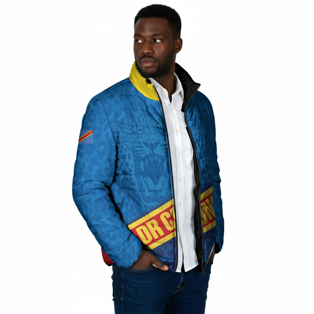 DR Congo Basketball Custom Padded Jacket 2026 Go Leopards