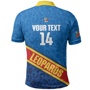 DR Congo Basketball Custom Polo Shirt 2026 Go Leopards