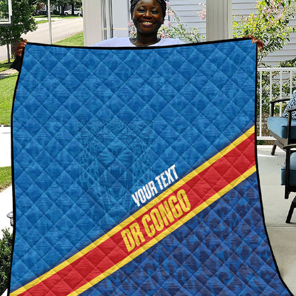 DR Congo Basketball Custom Quilt 2026 Go Leopards
