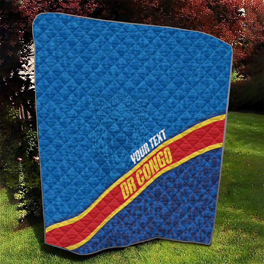 DR Congo Basketball Custom Quilt 2026 Go Leopards