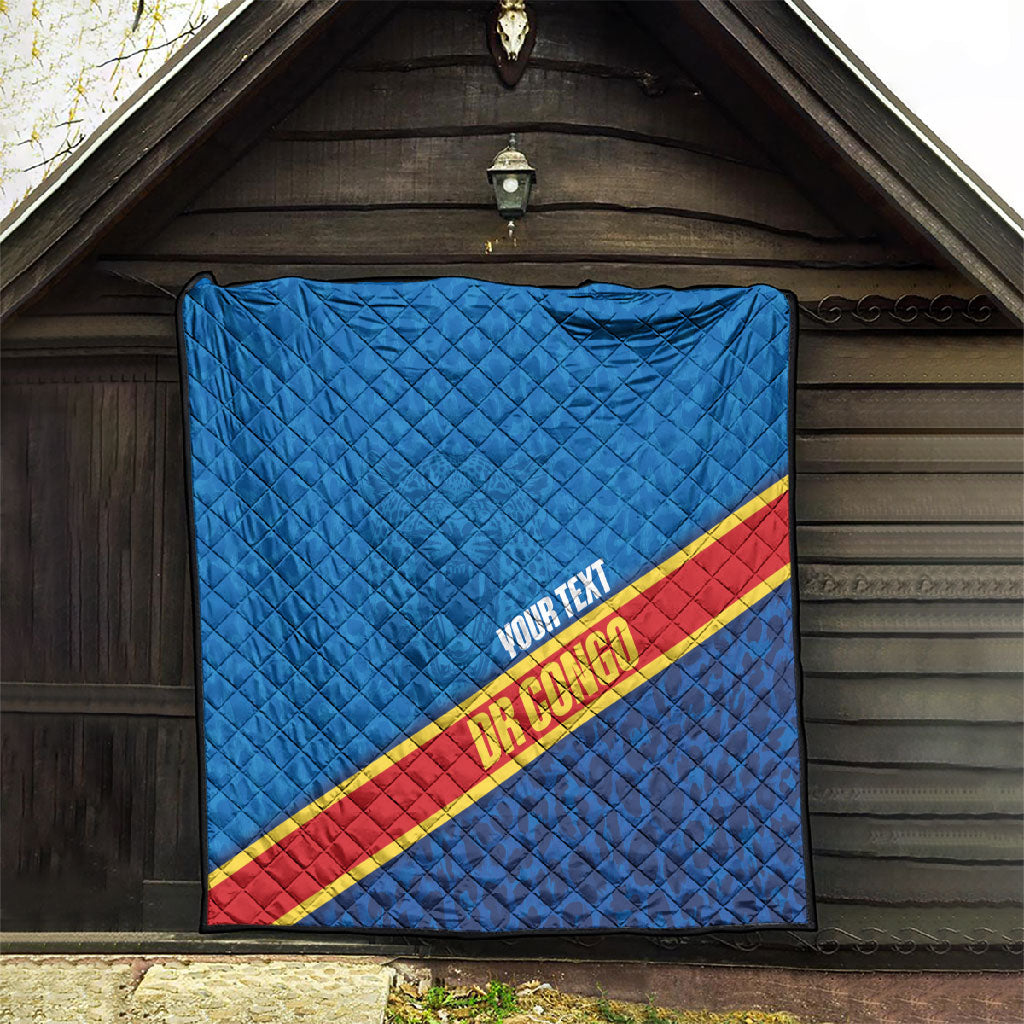 DR Congo Basketball Custom Quilt 2026 Go Leopards