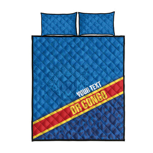 DR Congo Basketball Custom Quilt Bed Set 2026 Go Leopards