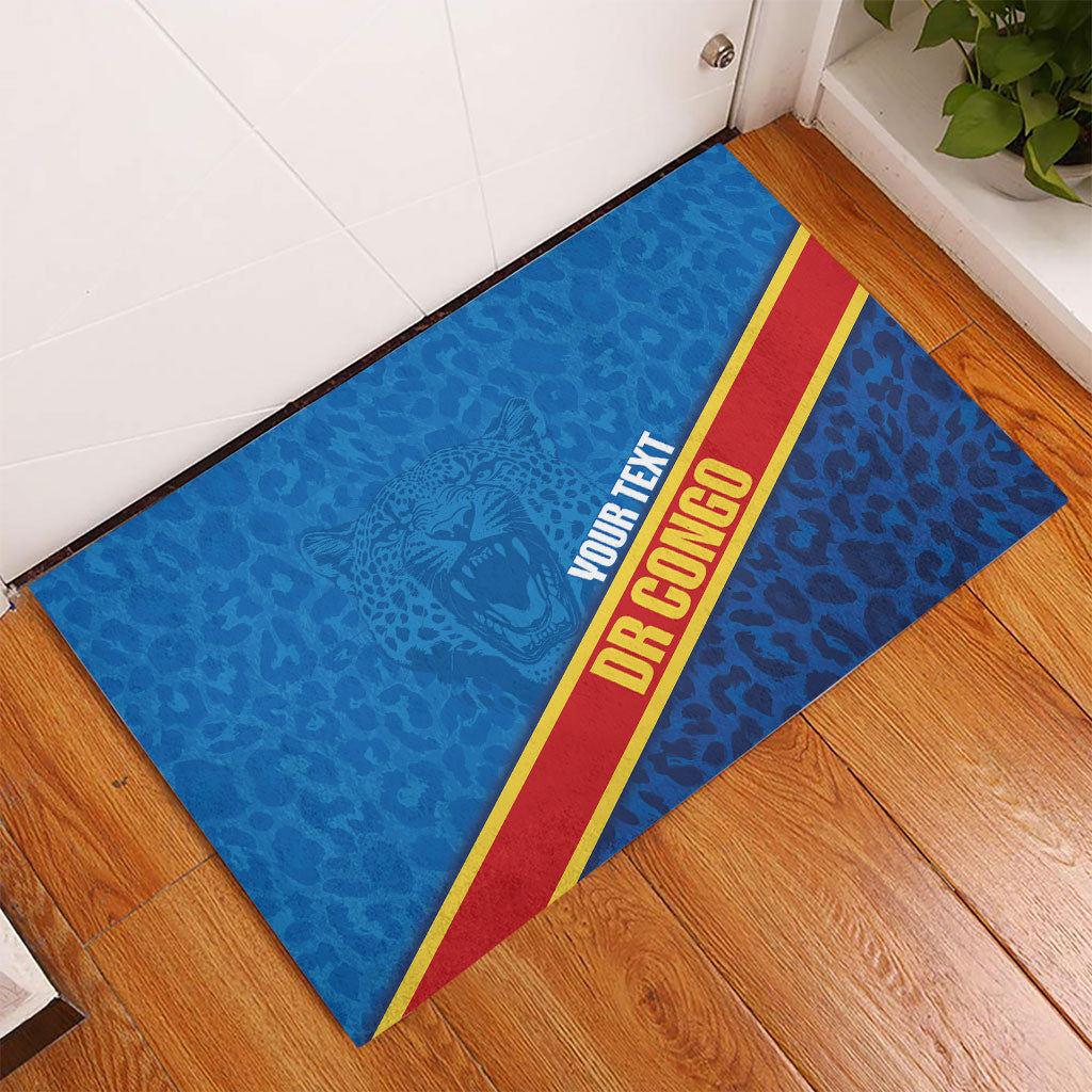 DR Congo Basketball Custom Rubber Doormat 2026 Go Leopards