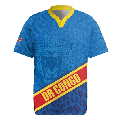DR Congo Basketball Custom Rugby Jersey 2026 Go Leopards