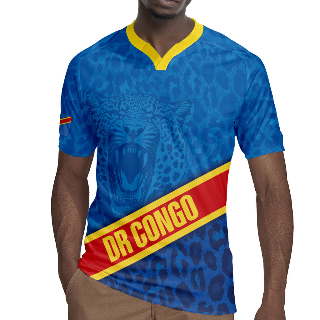 DR Congo Basketball Custom Rugby Jersey 2026 Go Leopards