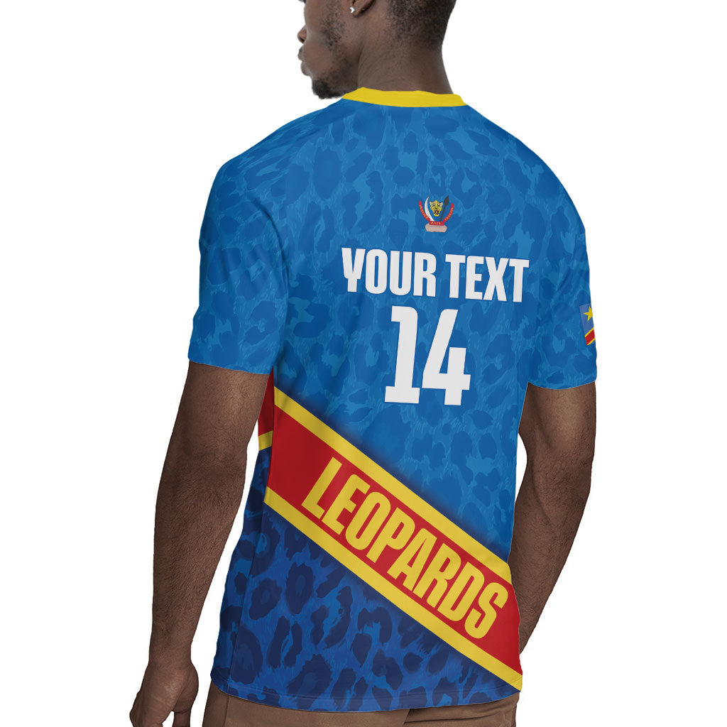 DR Congo Basketball Custom Rugby Jersey 2026 Go Leopards