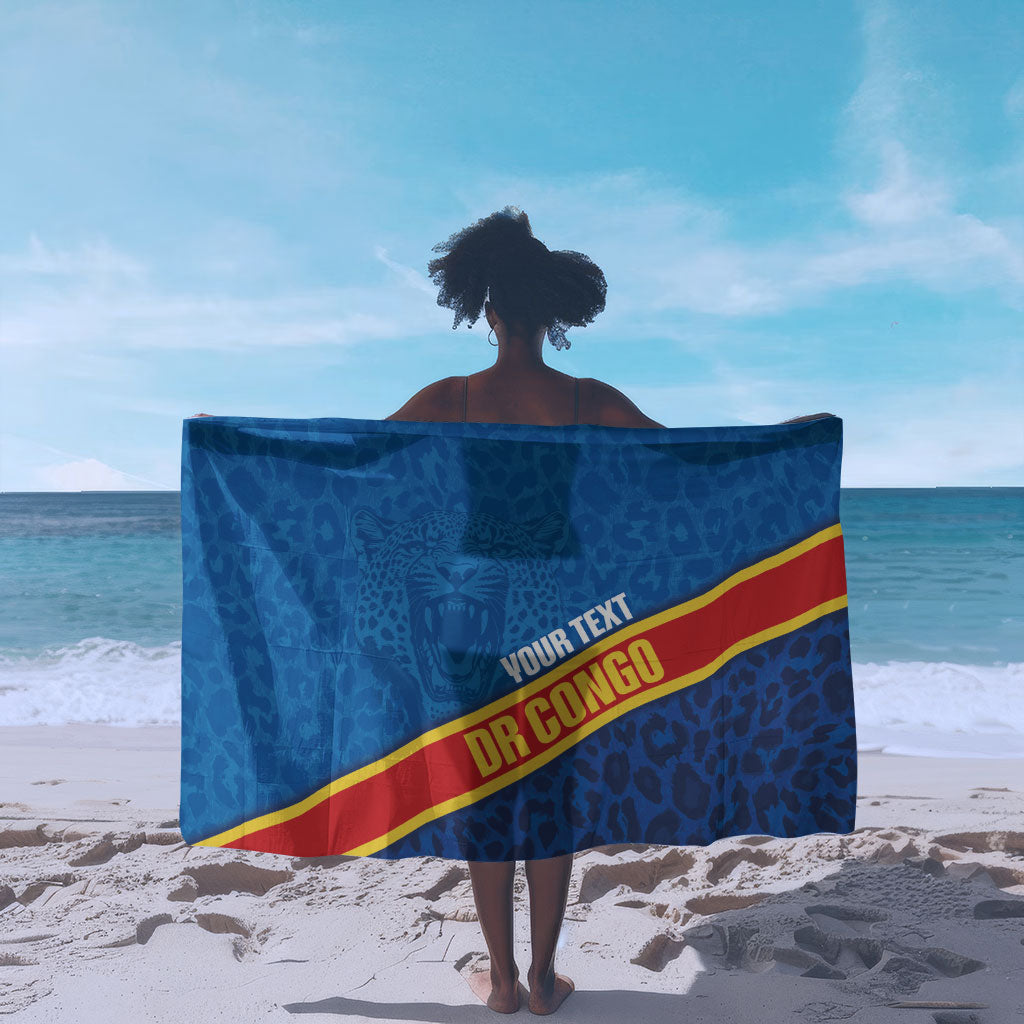 DR Congo Basketball Custom Sarong 2026 Go Leopards