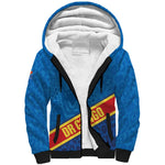 DR Congo Basketball Custom Sherpa Hoodie 2026 Go Leopards