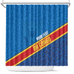 DR Congo Basketball Custom Shower Curtain 2026 Go Leopards