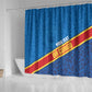 DR Congo Basketball Custom Shower Curtain 2026 Go Leopards
