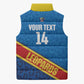 DR Congo Basketball Custom Sleeveless Puffer Jacket 2026 Go Leopards
