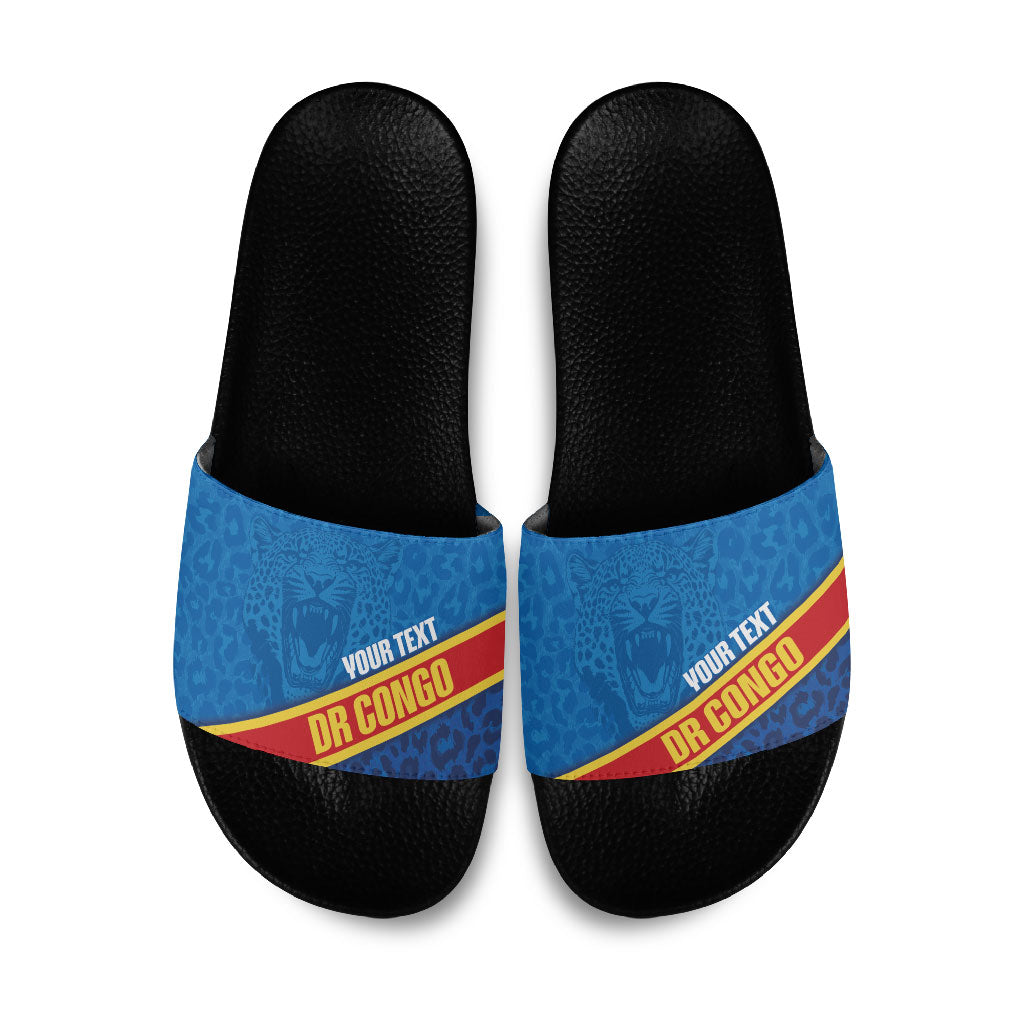 DR Congo Basketball Custom Slide Sandals 2026 Go Leopards