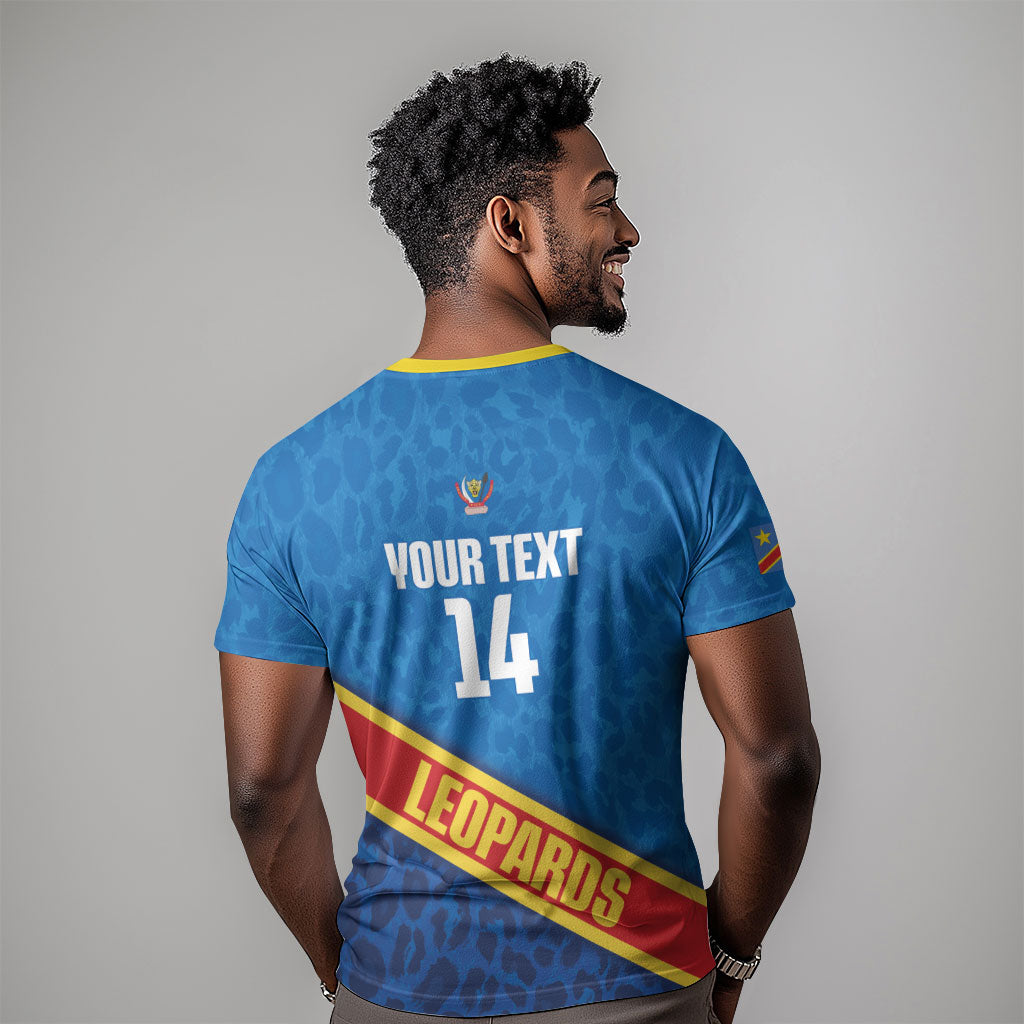 DR Congo Basketball Custom T shirt 2026 Go Leopards