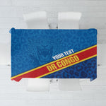 DR Congo Basketball Custom Tablecloth 2026 Go Leopards