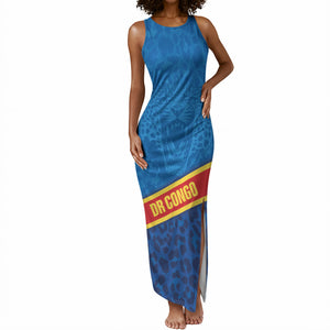 DR Congo Basketball Custom Tank Maxi Dress 2026 Go Leopards