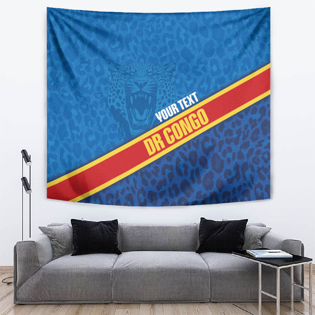 DR Congo Basketball Custom Tapestry 2026 Go Leopards