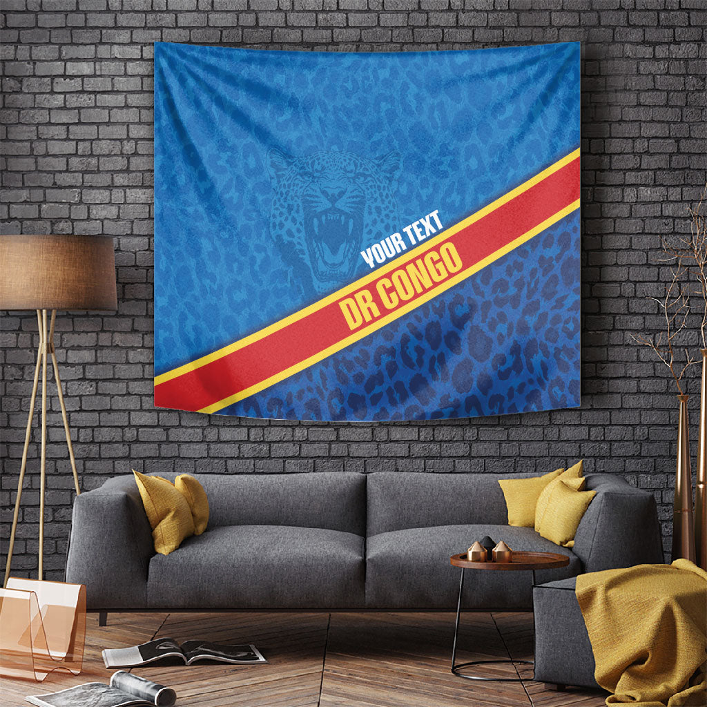 DR Congo Basketball Custom Tapestry 2026 Go Leopards