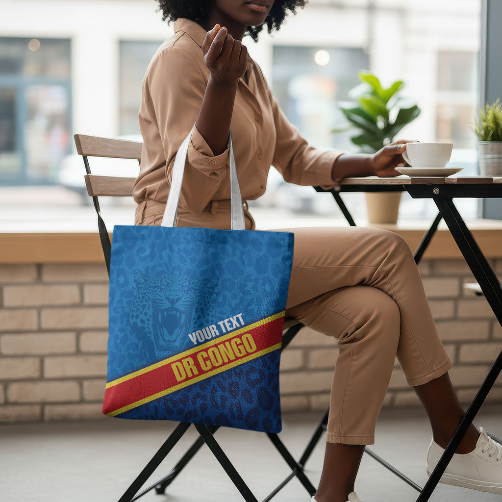 DR Congo Basketball Custom Tote Bag 2026 Go Leopards