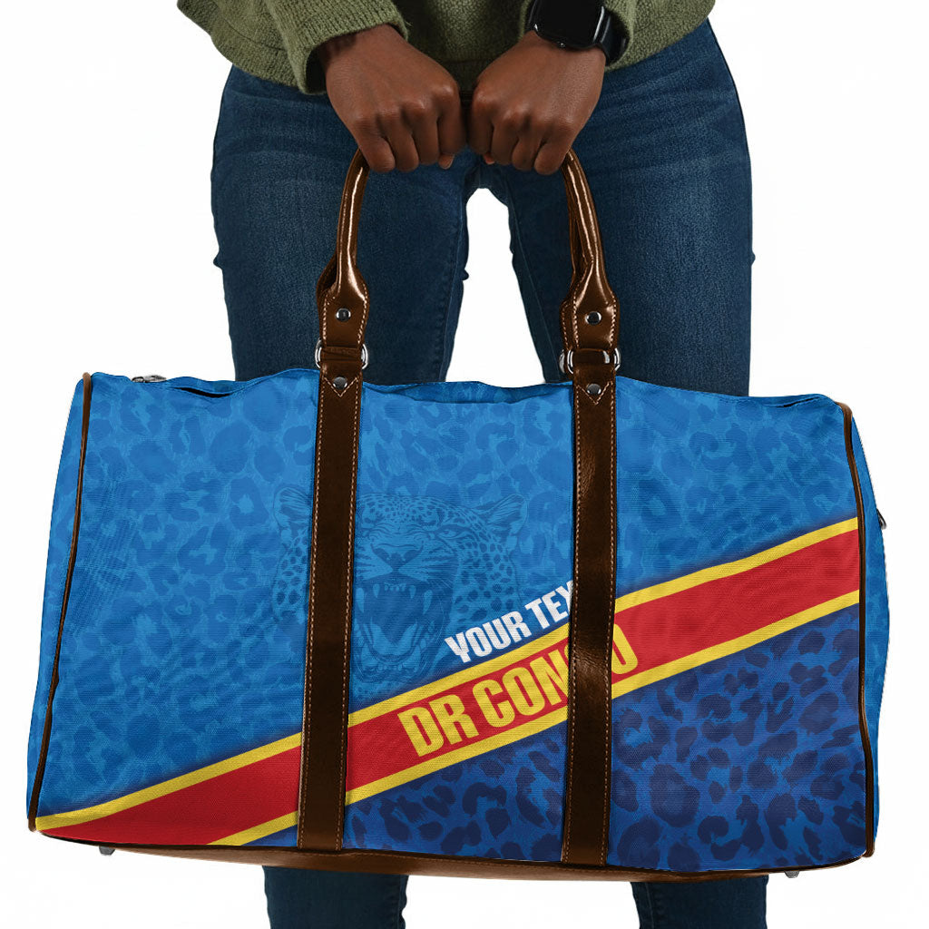 DR Congo Basketball Custom Travel Bag 2026 Go Leopards