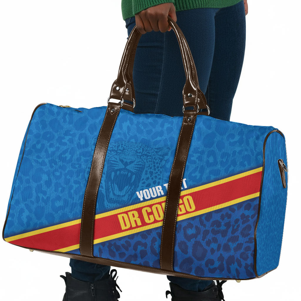 DR Congo Basketball Custom Travel Bag 2026 Go Leopards