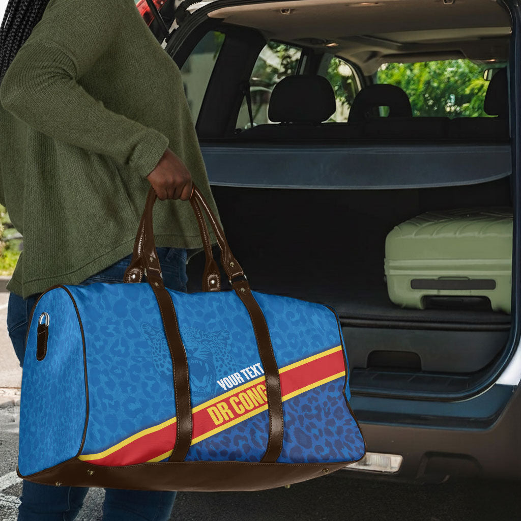 DR Congo Basketball Custom Travel Bag 2026 Go Leopards