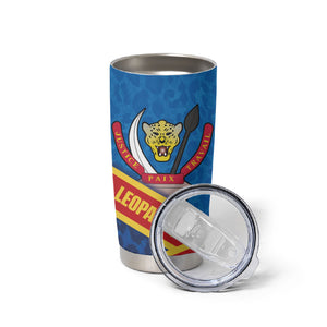 DR Congo Basketball Tumbler Cup 2026 Go Leopards