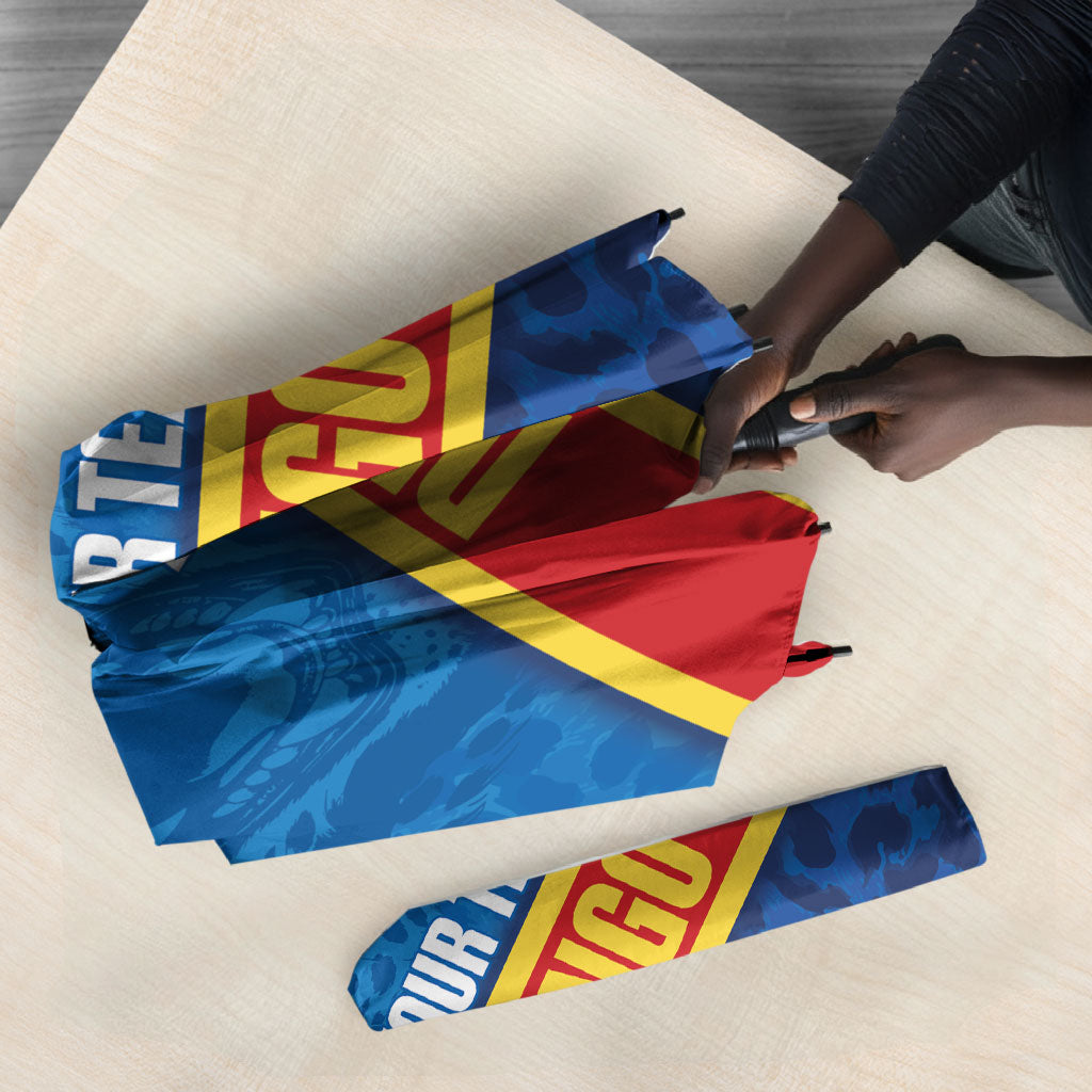 DR Congo Basketball Custom Umbrella 2026 Go Leopards