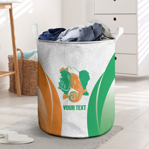Ivory Coast Basketball Custom Laundry Basket 2026 Allez Les Elephants