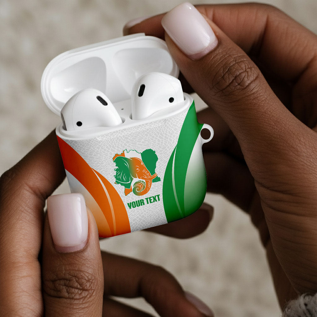 Ivory Coast Basketball Custom AirPods Case 2026 Allez Les Elephants