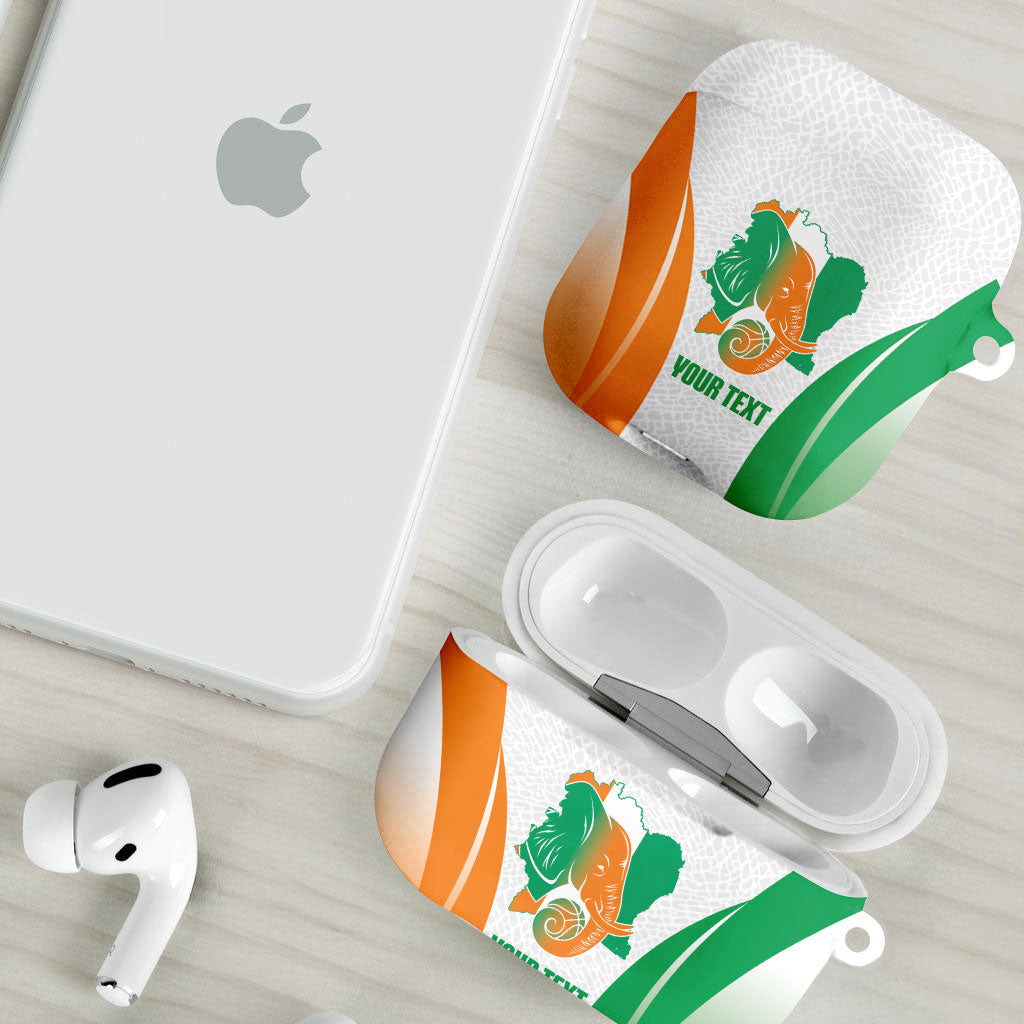 Ivory Coast Basketball Custom AirPods Case 2026 Allez Les Elephants