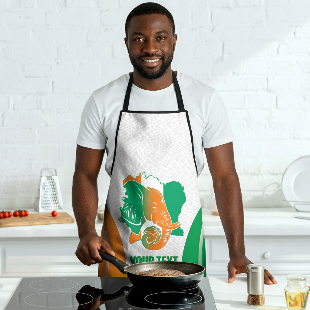 Ivory Coast Basketball Custom Apron 2026 Allez Les Elephants