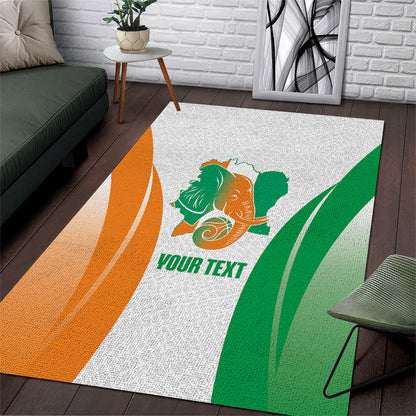 Ivory Coast Basketball Custom Area Rug 2026 Allez Les Elephants