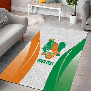 Ivory Coast Basketball Custom Area Rug 2026 Allez Les Elephants
