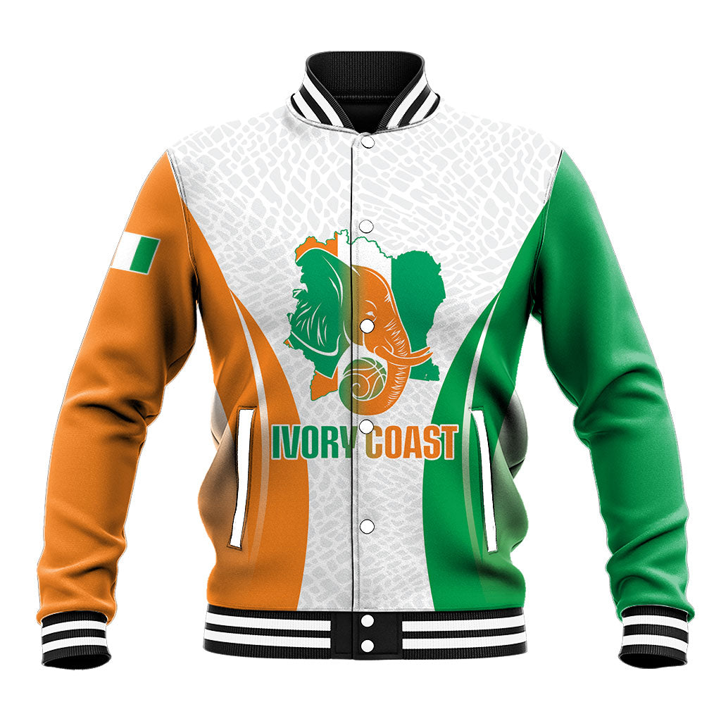 Ivory Coast Basketball Custom Baseball Jacket 2026 Allez Les Elephants