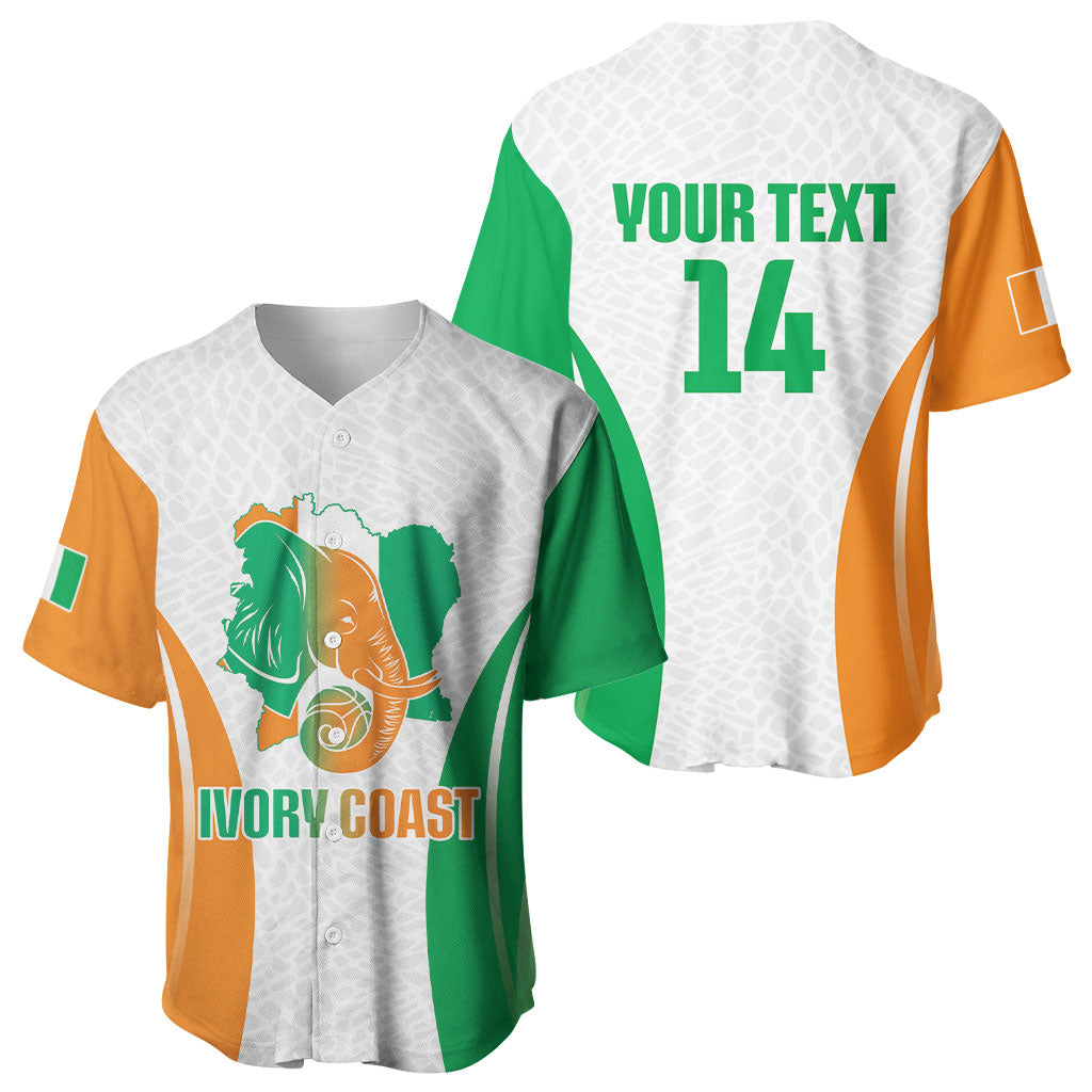 Ivory Coast Basketball Custom Baseball Jersey 2026 Allez Les Elephants
