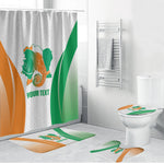 Ivory Coast Basketball Custom Bathroom Set 2026 Allez Les Elephants