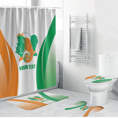 Ivory Coast Basketball Custom Bathroom Set 2026 Allez Les Elephants