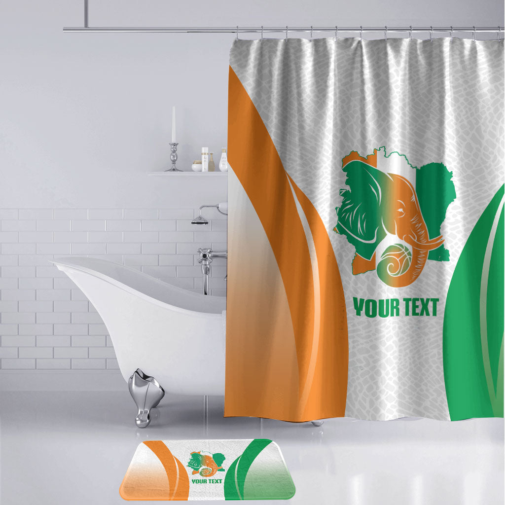 Ivory Coast Basketball Custom Bathroom Set 2026 Allez Les Elephants