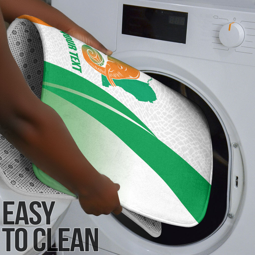 Ivory Coast Basketball Custom Bathroom Set 2026 Allez Les Elephants