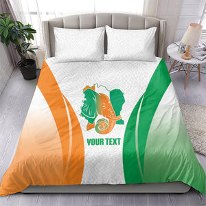 Ivory Coast Basketball Custom Bedding Set 2026 Allez Les Elephants