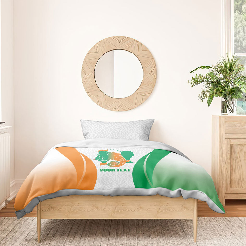 Ivory Coast Basketball Custom Bedding Set 2026 Allez Les Elephants