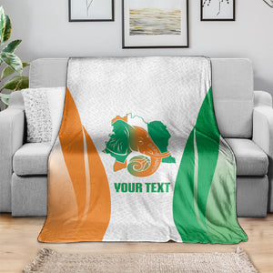 Ivory Coast Basketball Custom Blanket 2026 Allez Les Elephants
