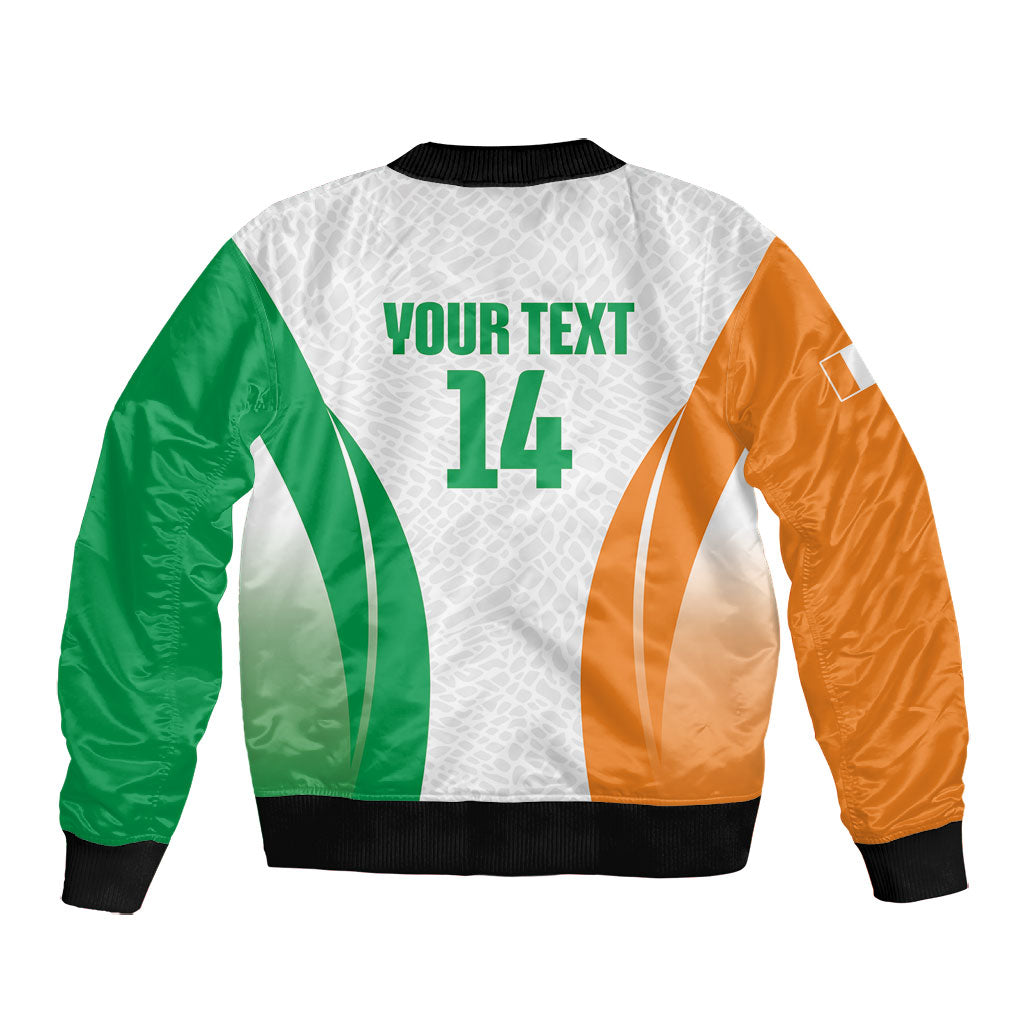 Ivory Coast Basketball Custom Bomber Jacket 2026 Allez Les Elephants