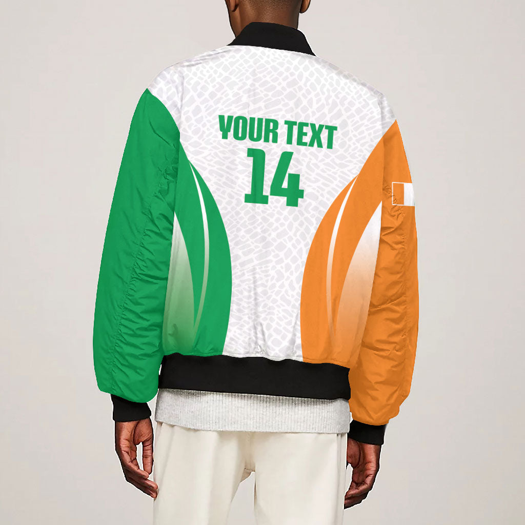 Ivory Coast Basketball Custom Bomber Jacket 2026 Allez Les Elephants
