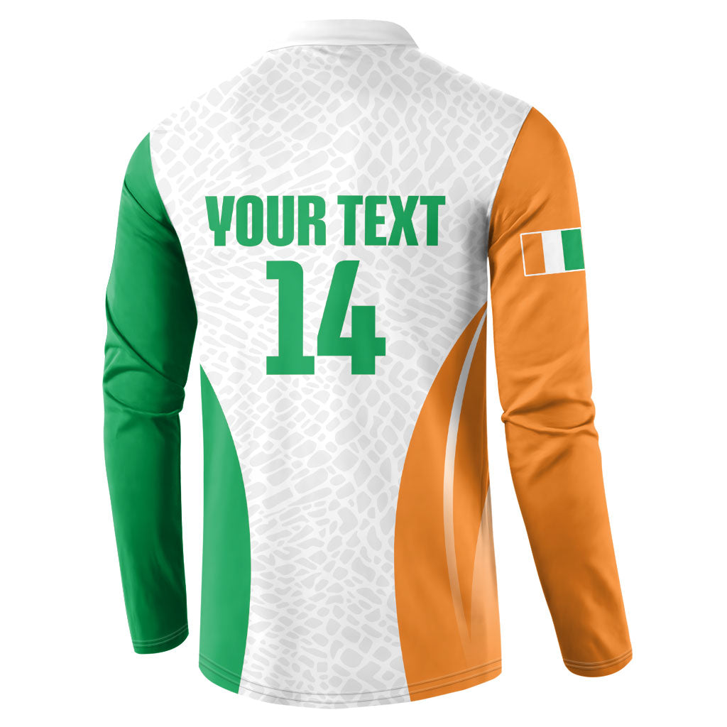 Ivory Coast Basketball Custom Button Sweatshirt 2026 Allez Les Elephants