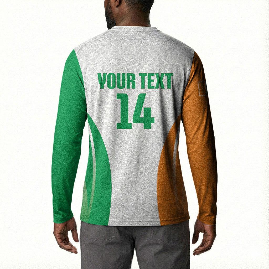 Ivory Coast Basketball Custom Button Sweatshirt 2026 Allez Les Elephants