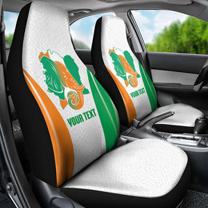 Ivory Coast Basketball Custom Car Seat Cover 2026 Allez Les Elephants
