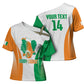 Ivory Coast Basketball Custom Cross Shoulder Shirt 2026 Allez Les Elephants