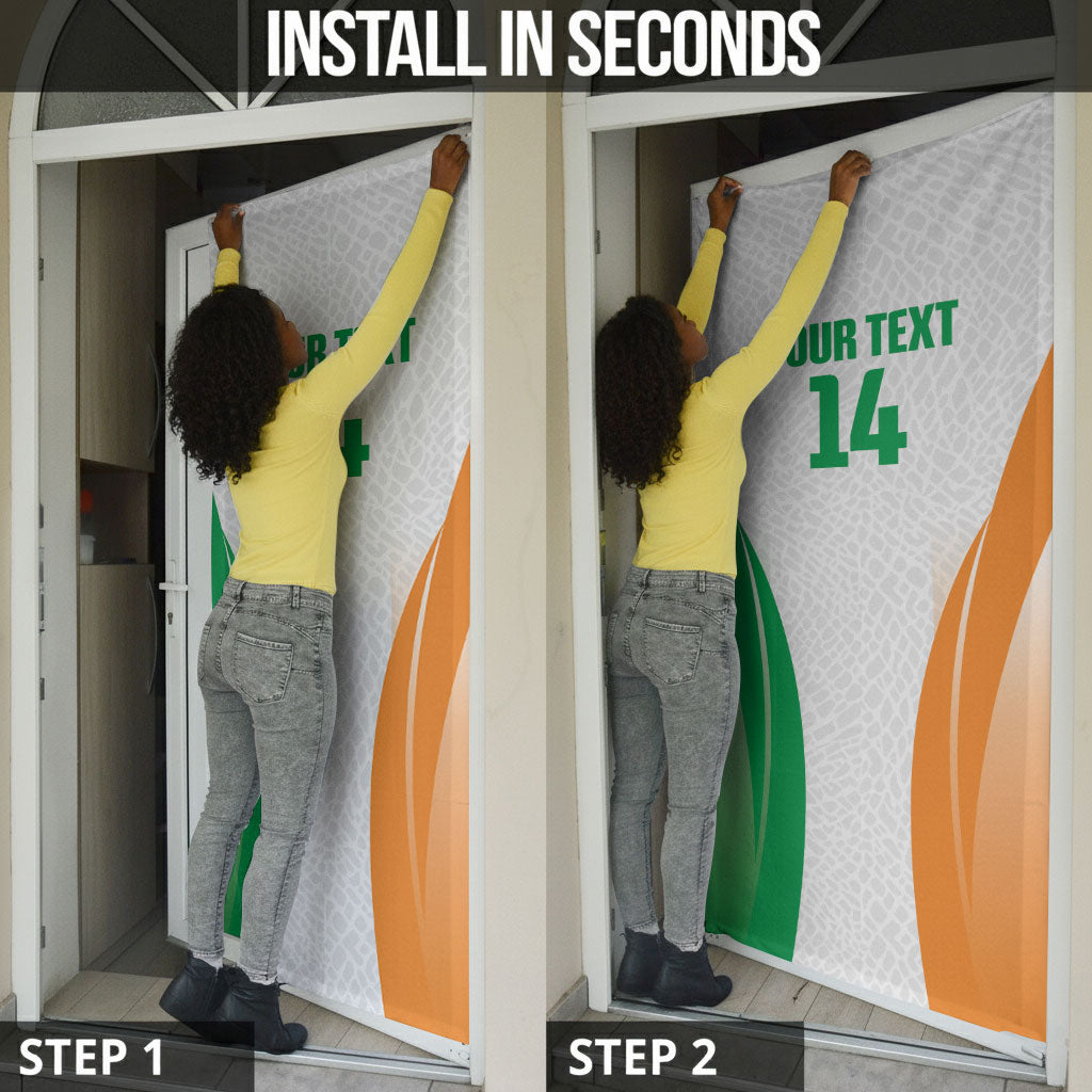 Ivory Coast Basketball Custom Door Cover 2026 Allez Les Elephants